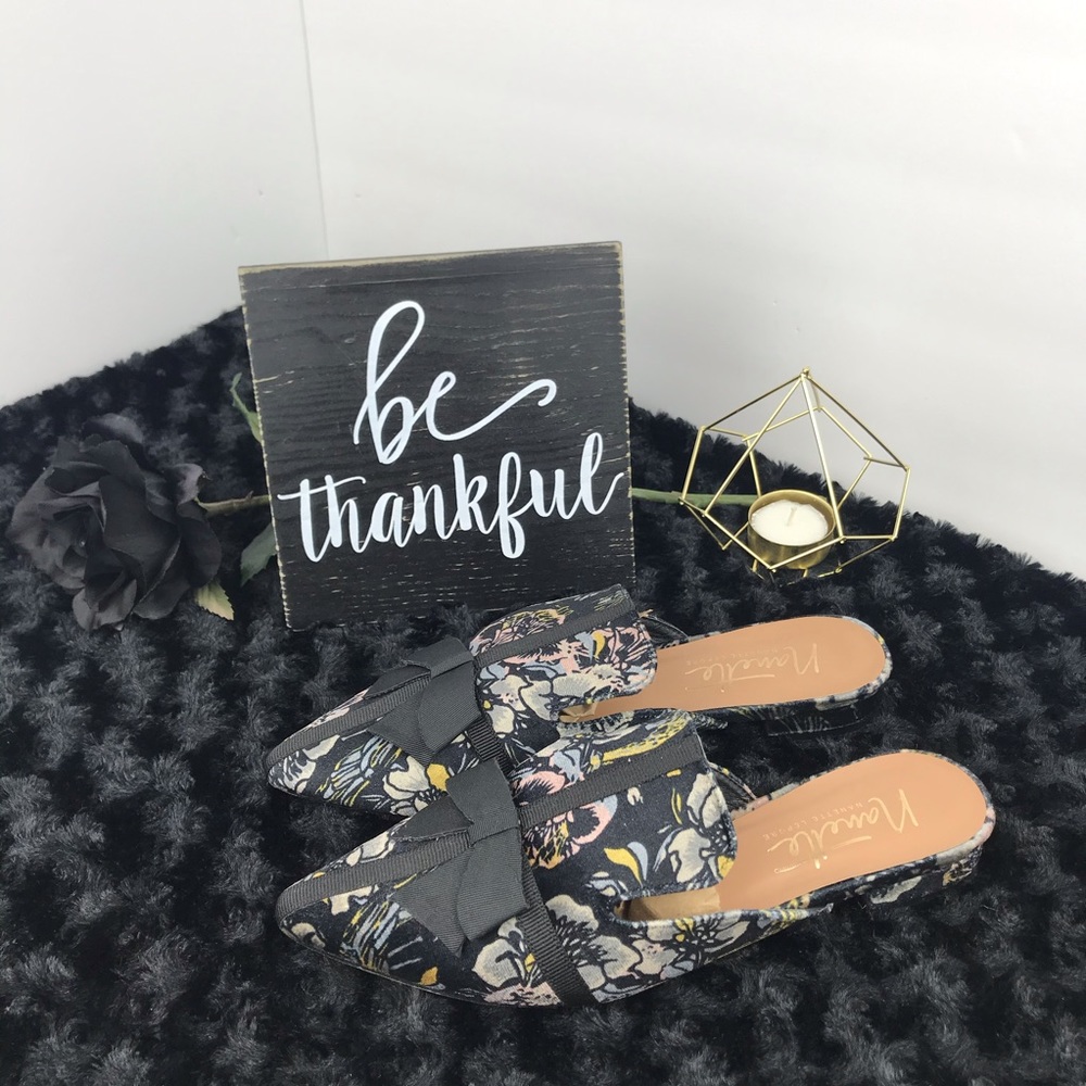 Nanette Lepore Velvet Mule Slide